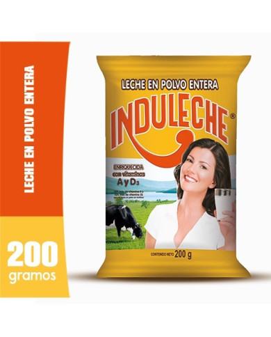 Leche en polvo Entera INDULECHE x 200gr Leche en polvo Entera INDULECHE x 200gr
