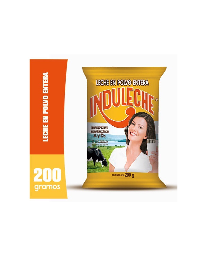 Leche en polvo Entera INDULECHE x 200gr