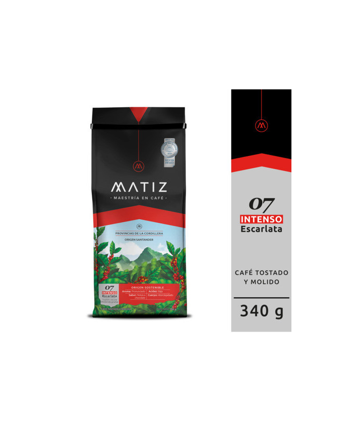 Cafe Matiz Escarlata Molido 340g 8un