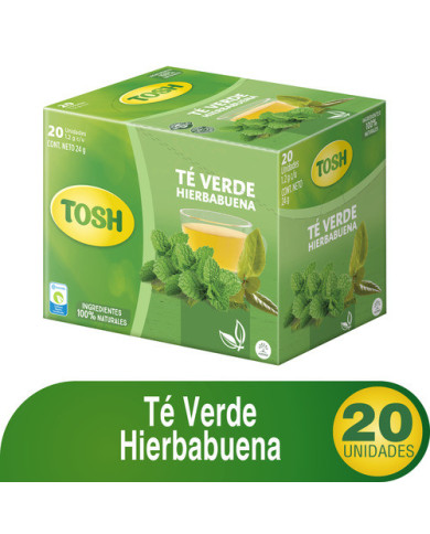 Te. TOSH VerdeHierbabuena 24g 20sob 20un
