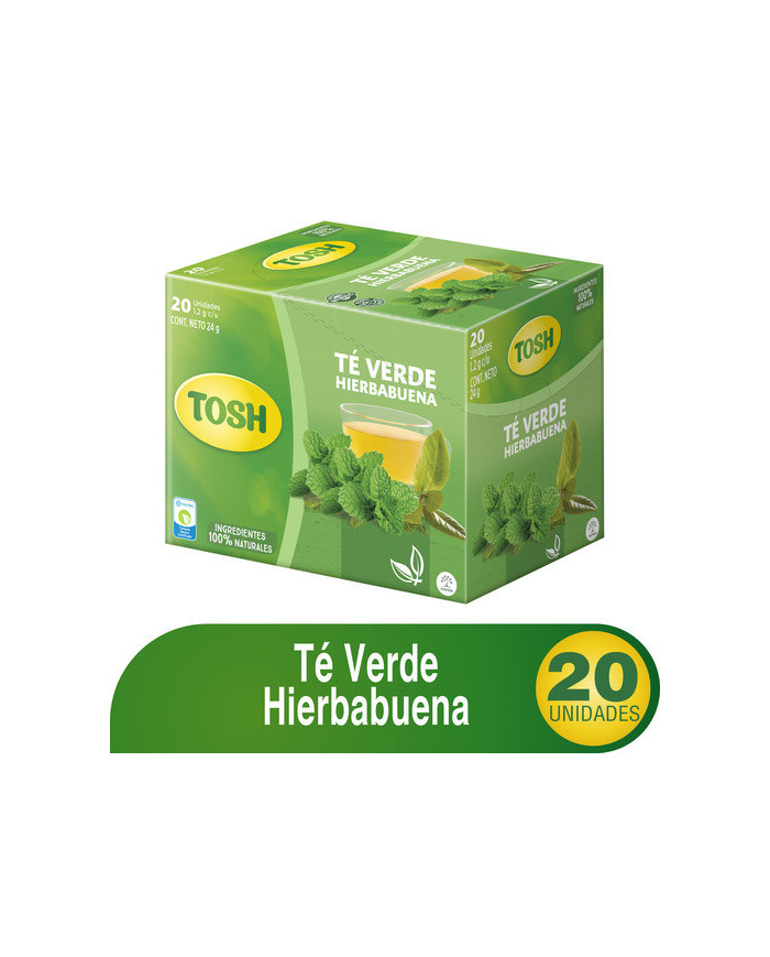 Te. TOSH VerdeHierbabuena 24g 20sob 20un