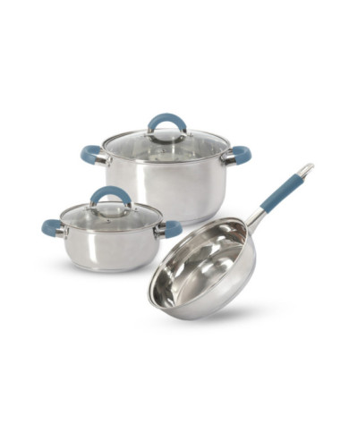 BATERIA ACERO 5 PIEZAS HEBA5SS