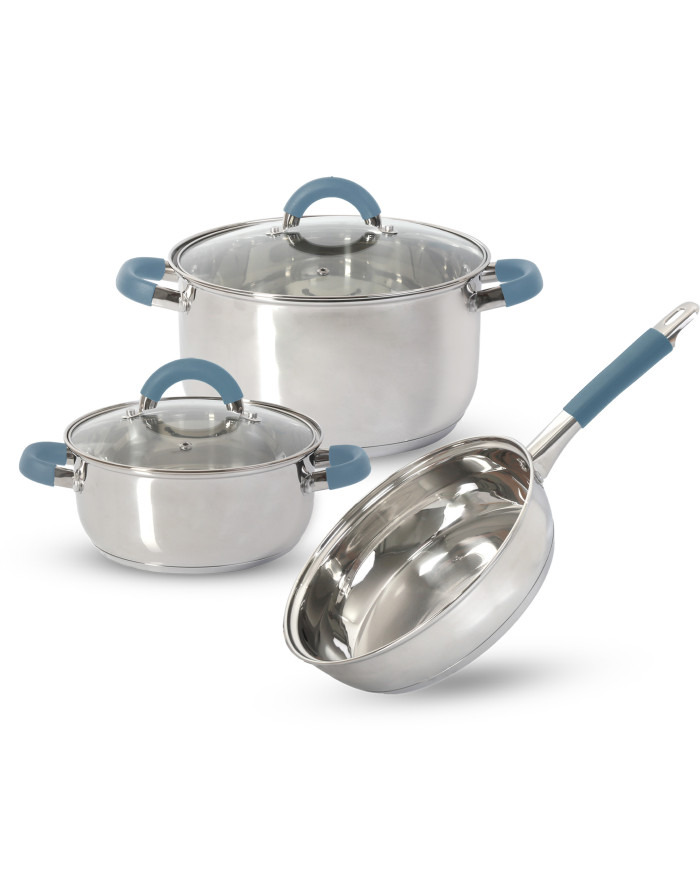 BATERIA ACERO 5 PIEZAS HEBA5SS