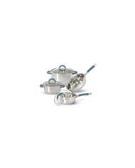 BATERIA 7 PZAS ACERO INOX ACC SILICONA HEBA7SS