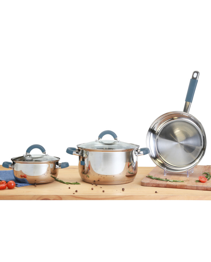 BATERIA ACERO 5 PIEZAS HEBA5SS