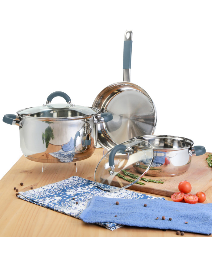 BATERIA ACERO 5 PIEZAS HEBA5SS