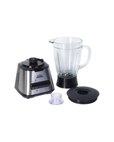 LICUADORA 6 VEL + 2 PULSOS 1.5L JARRA VIDRIO 700W HEBL1409SS
