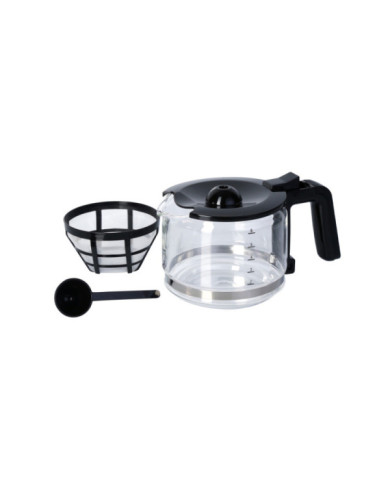 CAFETERA 6 TAZAS NEGRA V/VIDRIO HECM9420SS