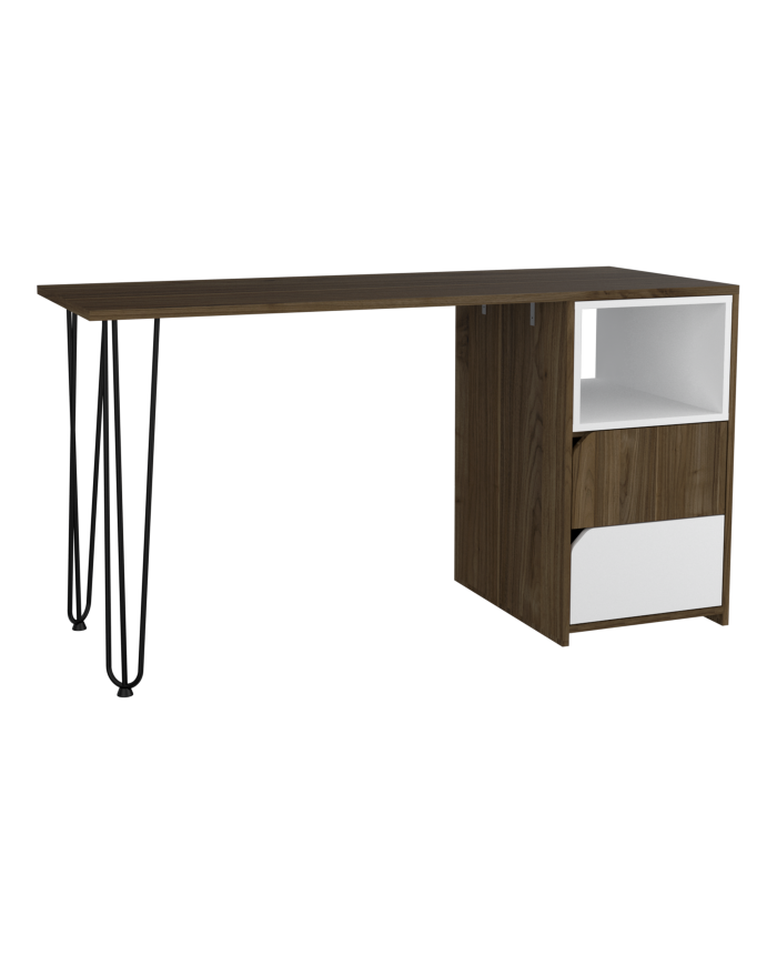 Escritorio Palermo Con Cajones Gales Alto Brillo