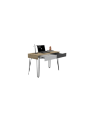 Escritorio Mumbai Blanco Duna Plomo