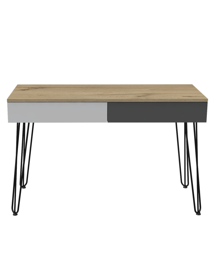 Escritorio Mumbai Blanco Duna Plomo