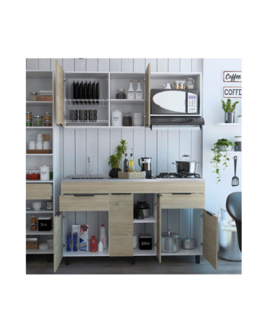 Cocina 150 Laport Blanco Rovere