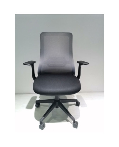 Silla Escritorio Megan Negro Gris