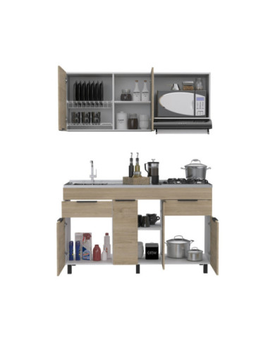 Cocina 150 Laport Blanco Rovere