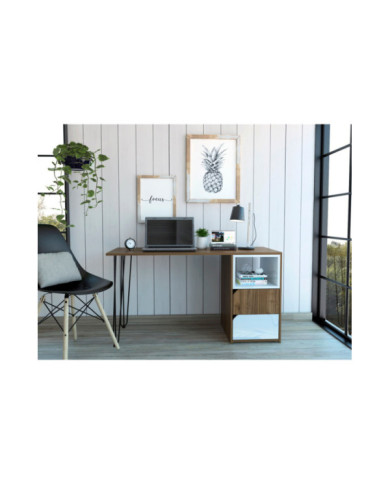 Escritorio Palermo Con Cajones Gales Alto Brillo