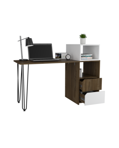 Escritorio Palermo Con Cajones Gales Alto Brillo