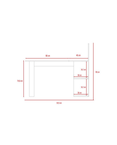 Escritorio Masai Duna Taupe