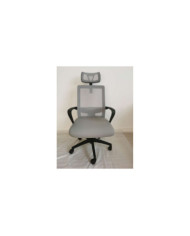 Silla Escritorio Bruno Negro Gris