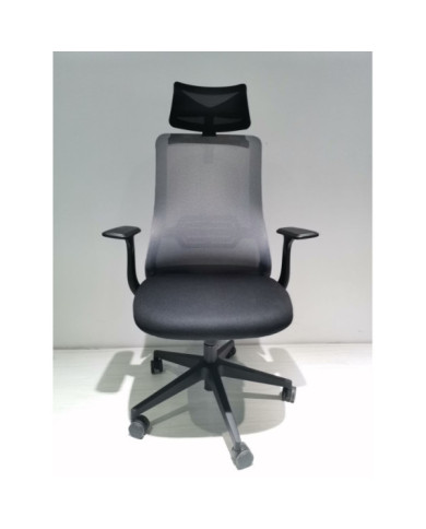 Silla Escritorio Livia Negro Gris