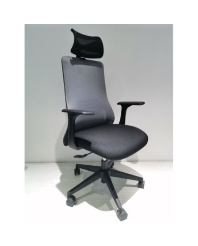 Silla Escritorio Livia Negro Gris