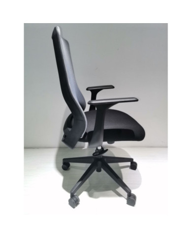 Silla Escritorio Megan Negro Gris