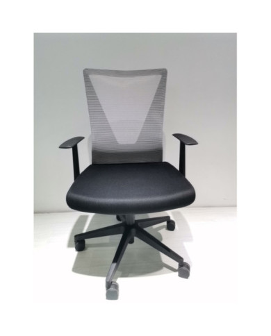 Silla Escritorio Cox Negro Gris