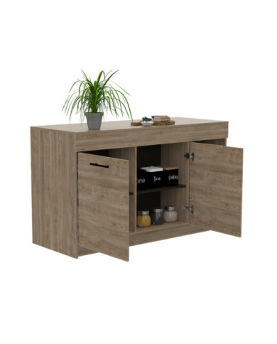 Barra de Cocina Luna RTA Miel + Wengue