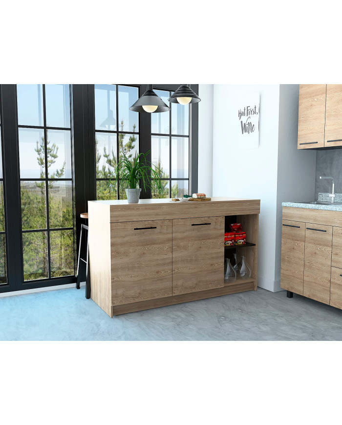 Barra de Cocina Luna RTA Miel + Wengue