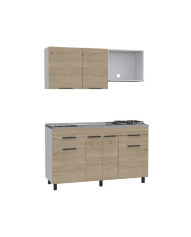 Cocina 150 Laport Blanco Rovere