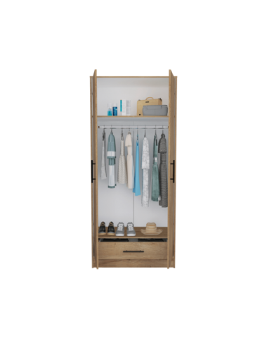 Closet 1.80 Amberry Duna Blanco