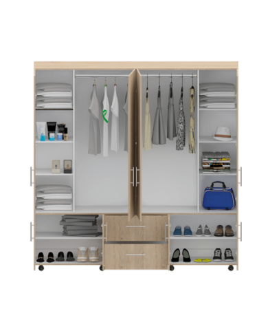 Closet Cantelmo Rovere Blanco