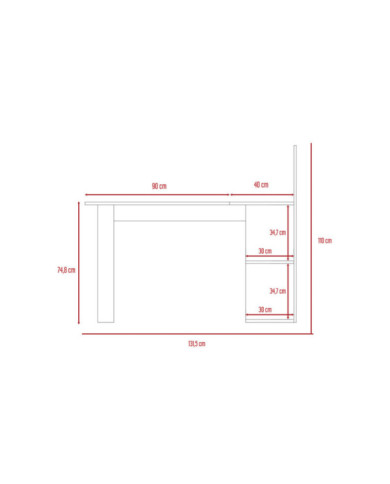 Escritorio Masai Duna Taupe