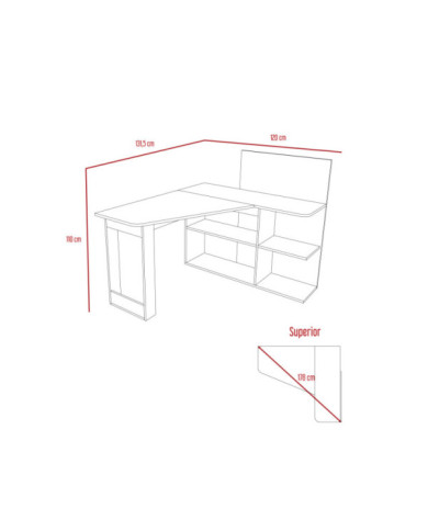 Escritorio Masai Duna Taupe
