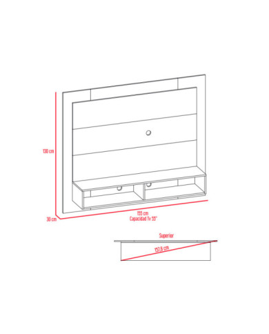 Panel Tv Vostol Miel