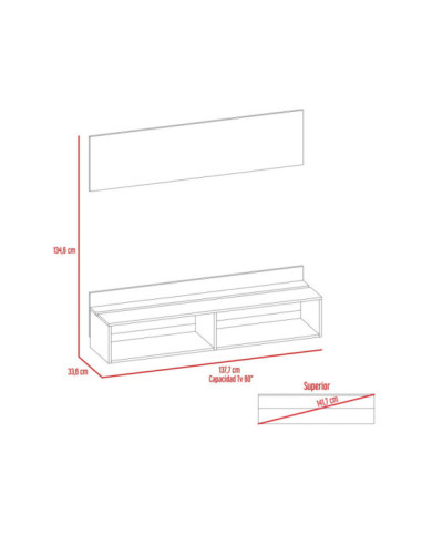 Panel Tv Ravena Novo Miel