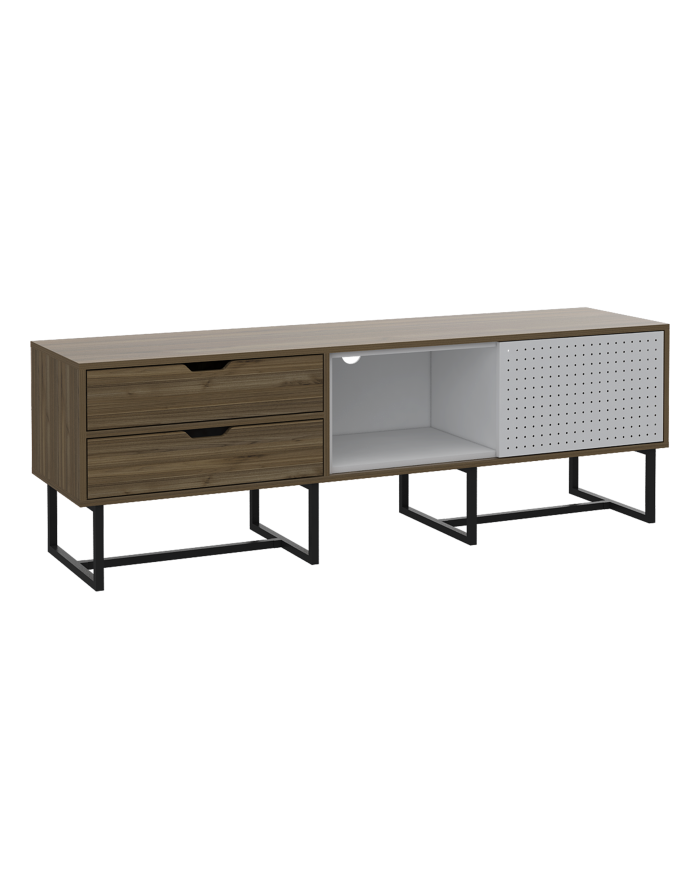 Rack para Tv Pergamo Plus RTA Gales + Blanco