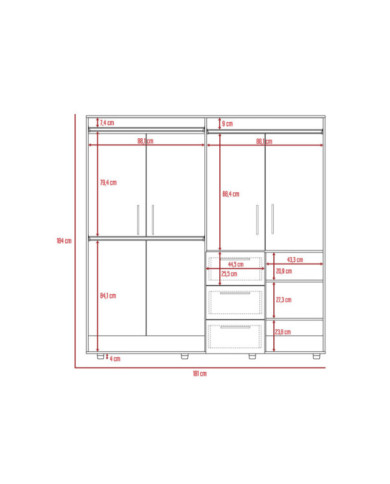Closet Harlem RTA Wengue