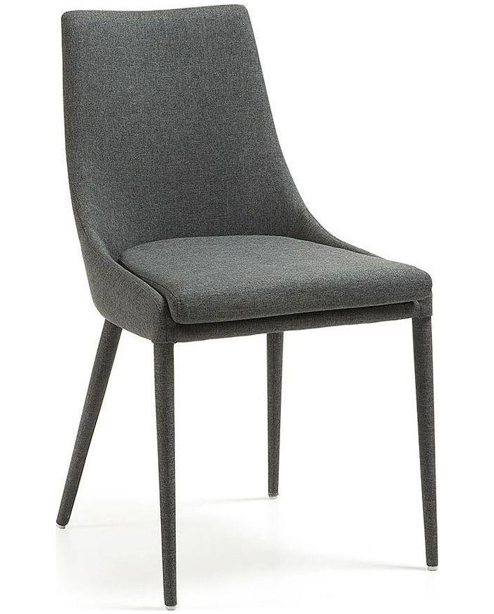Silla Dant 49x87 cm en tejido gris oscuro
