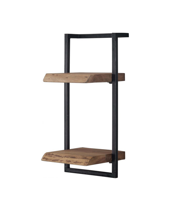 Estante de pared doble Edge 30 x 65 cm, madera