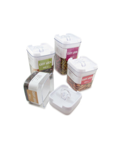 Recipientes Herméticos X4 Piezas Recipientes Herméticos X4 Piezas