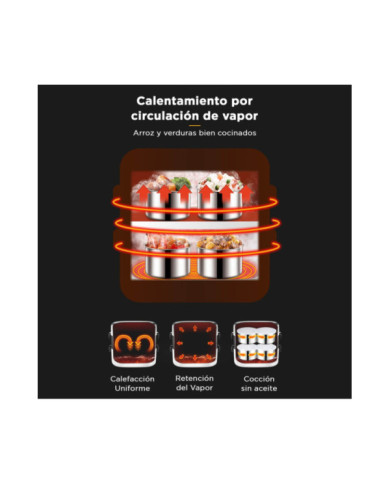 Lonchera Vaporera Eléctrica Lonchera Vaporera Eléctrica